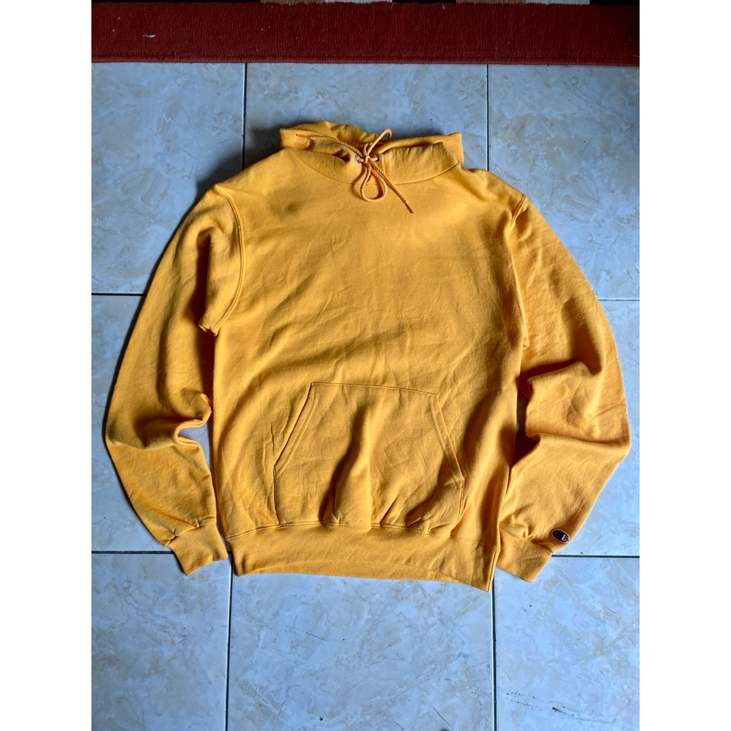 Champion Eco Blank Hoodie Yellow