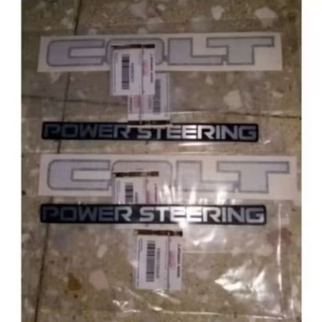 stiker colt/stiker power stering l300 disel original set