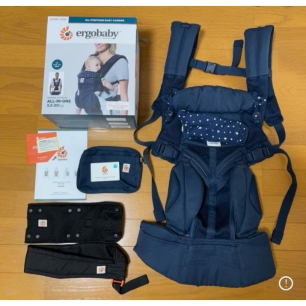 PRELOVED Ergobaby omni 360 cool air mesh (Lengkap)