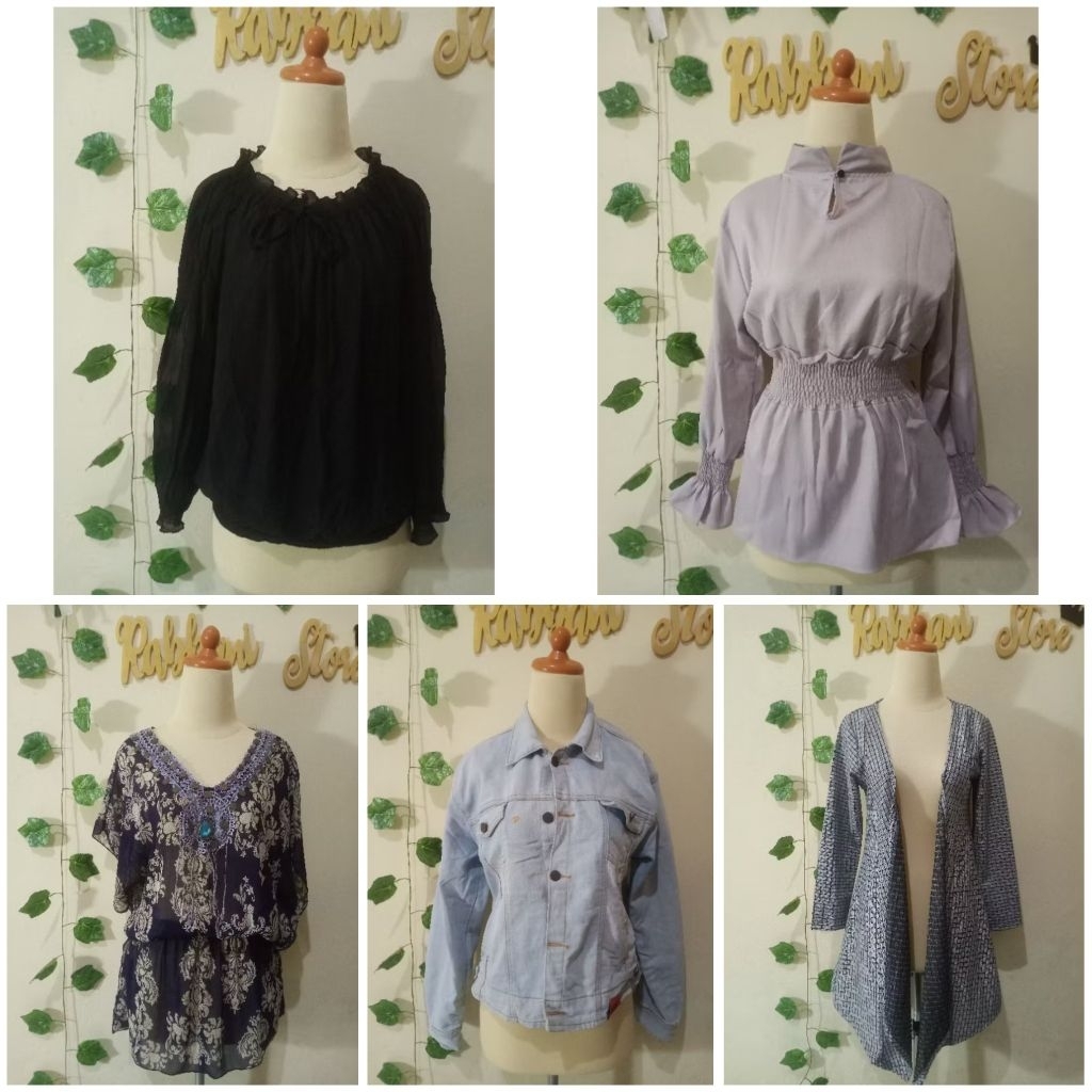 BAJU ATASAN WANITA/TUNIK/BLUS/KEMEJA/KAOS