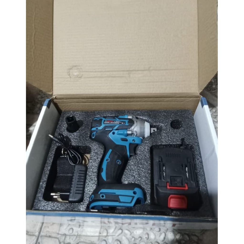 Mesin Bor MAKITA 9980vf 2 baterai cas 10mm bor listrik murah bor tangan baterai besi tembok beton ka