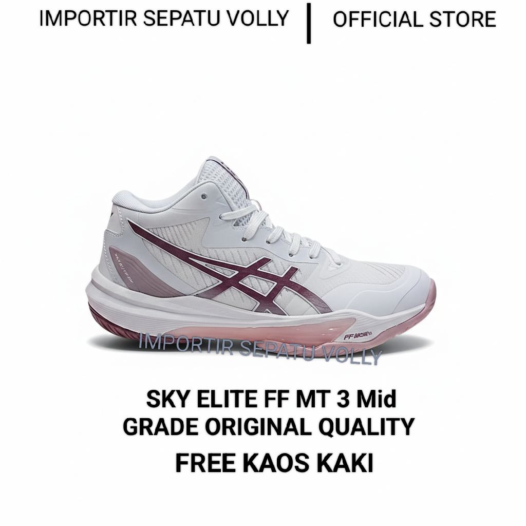 Sky Elite FF MT 3 Sepatu Voli Wanita Sky Elite FF MT3 Mid Grade Original Sepatu Olahraga Volly Wanit