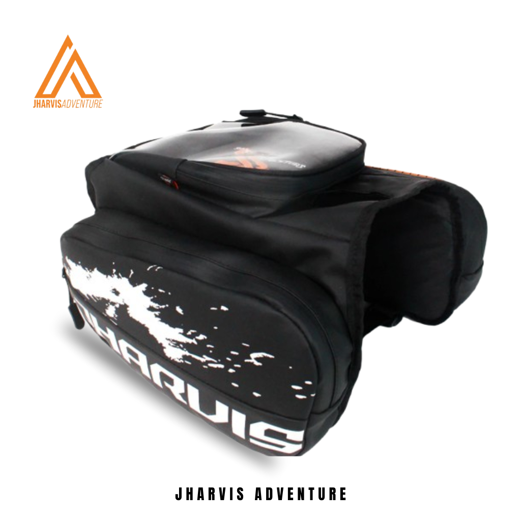 Jharvis Tank Bag - Tas Tangki Motor Tank bag Waterproof Holder HP Touchscreen. tankbag motor anti ai