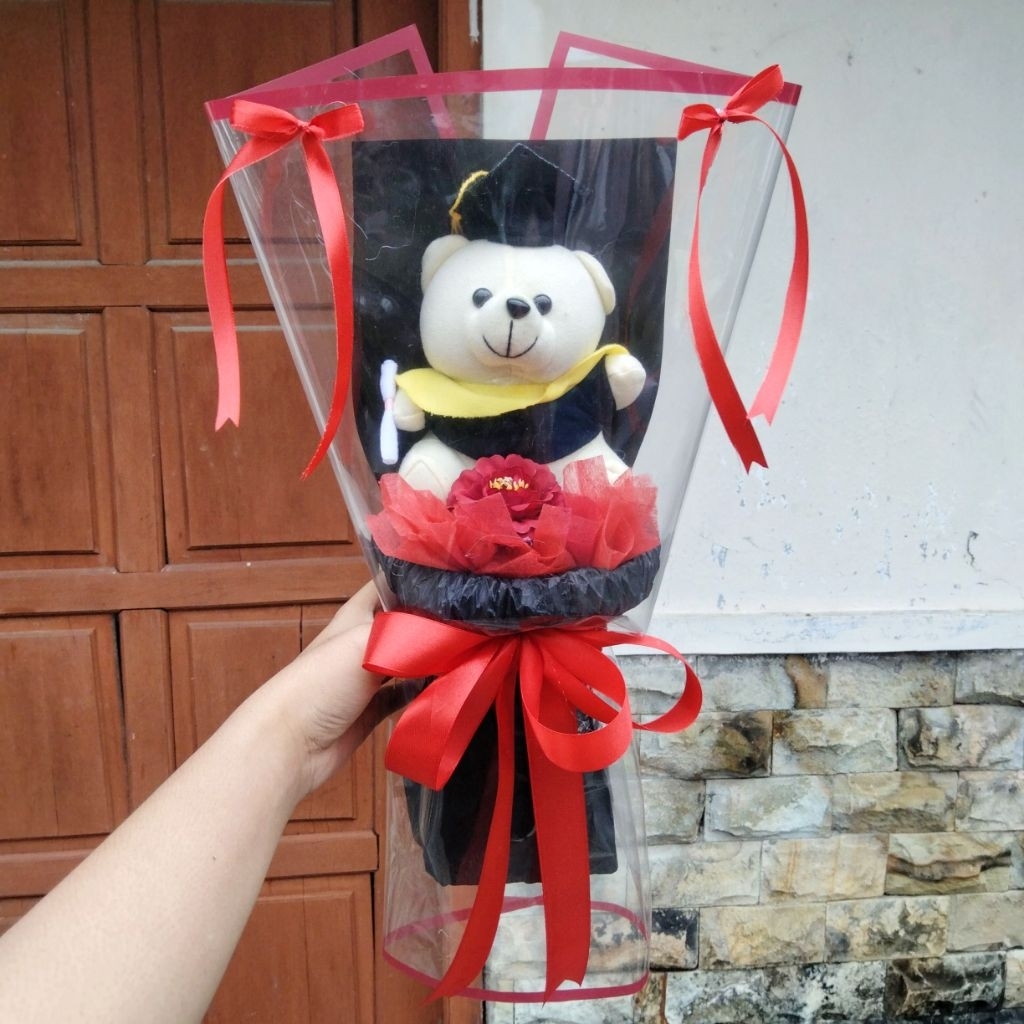 • OR • Buket Boneka Kecil Cocok Untuk Hadiah Sempro Wisuda Ultah