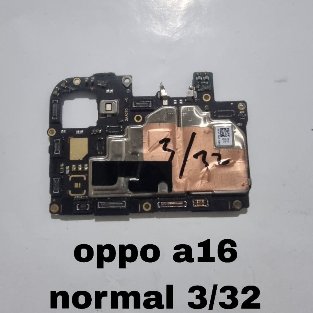 MESIN OPPO A16 ORI HIDUP NORMAL RAM 3/32 GARANSI