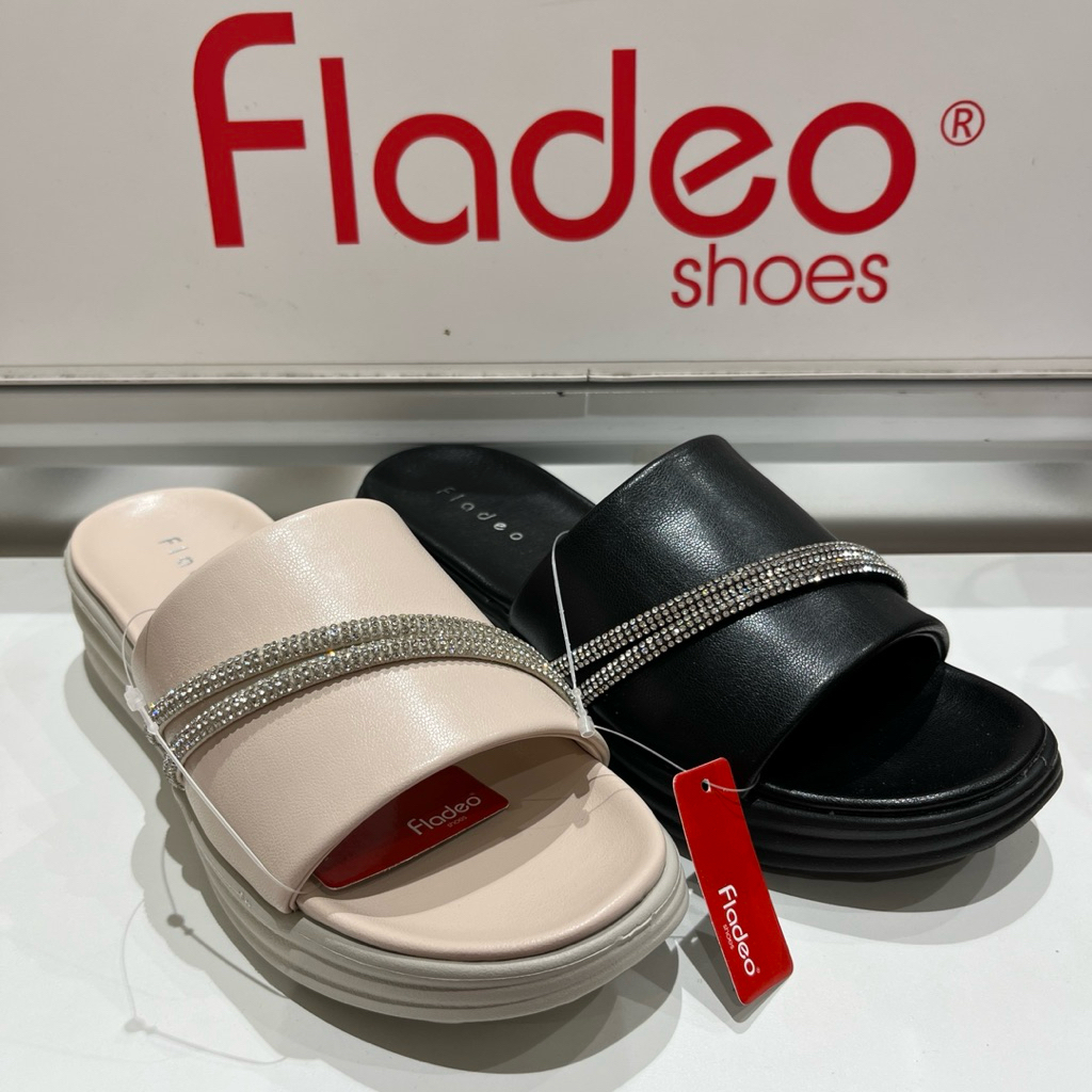 sendal wedges 5cm cewek fladeo best seller (36-40)