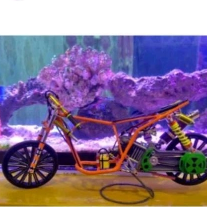 miniatur motor Dragbike Yamaha Mio soul bonus miniatur kunci kunci satu set