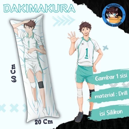 Dakimakura Premium HD / Bantal Guling Peluk Anime Oikawa Toru Haikyuu