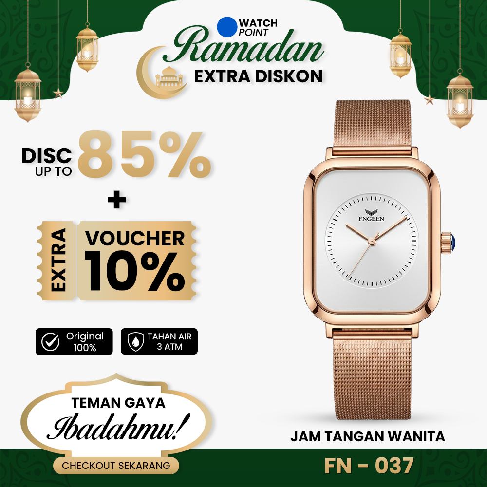 WATCHPOINT VV-037 | VAVA Voom Jam Tangan Wanita Original Mode Bisnis Display Kuarsa Jam Wanita Tali 