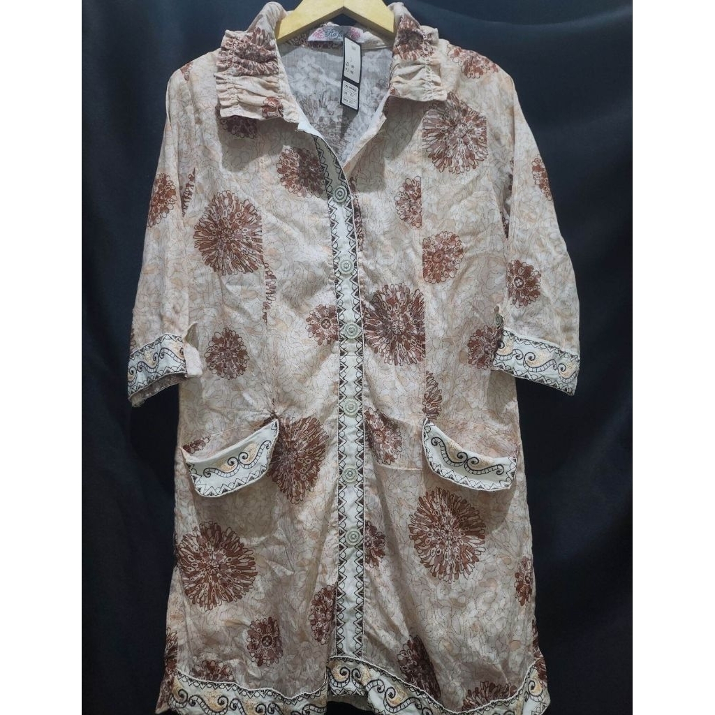 C2 kemeja cewek tunik batik