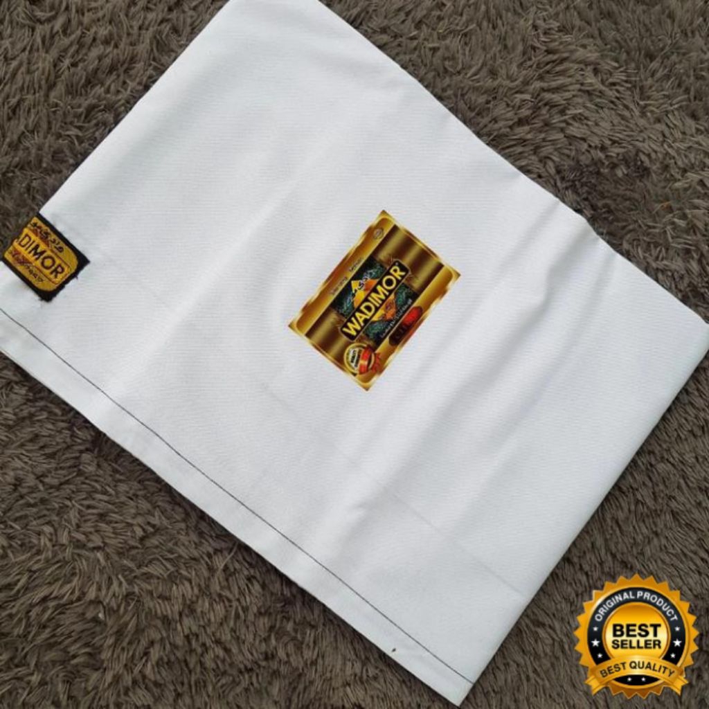 Sarung Wadimor Putih Polos Sarung Putih Polos Merk Wadimor