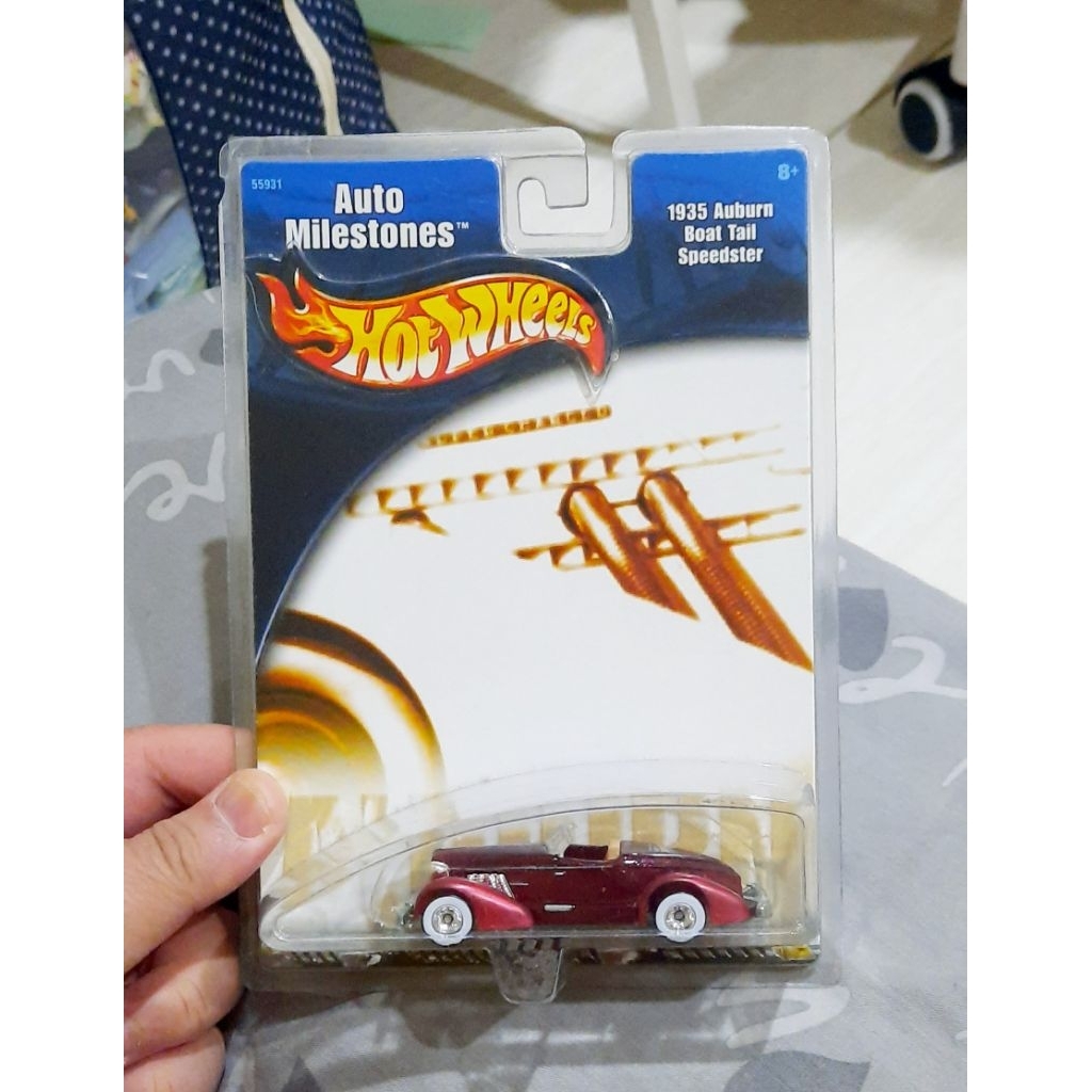 HOT WHEELS AUTO MILESTONES 1935 AUBURN BOAT TAIL SPEEDSTER