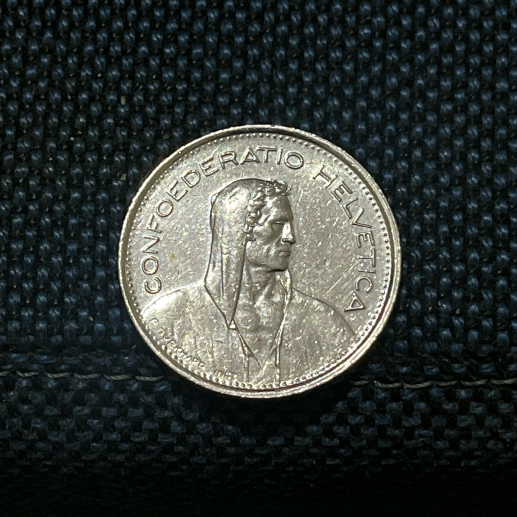 KOIN SWISS 5 FRANC 1970