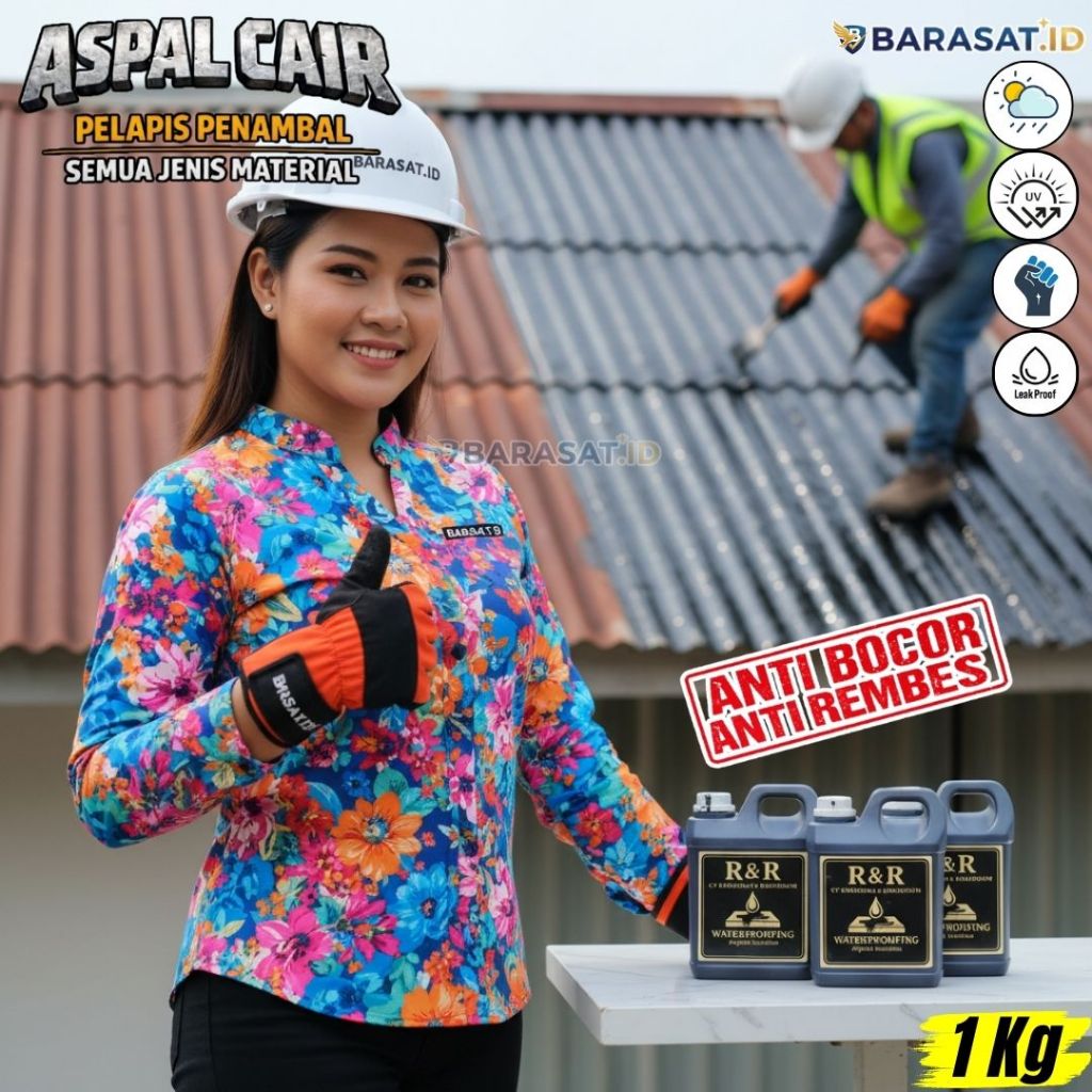 Penambal Semua Jenis Material Aspalt Terbaik Anti Rayap Aspal Cair 1 Kg  Aspal cair pelapis anti boc