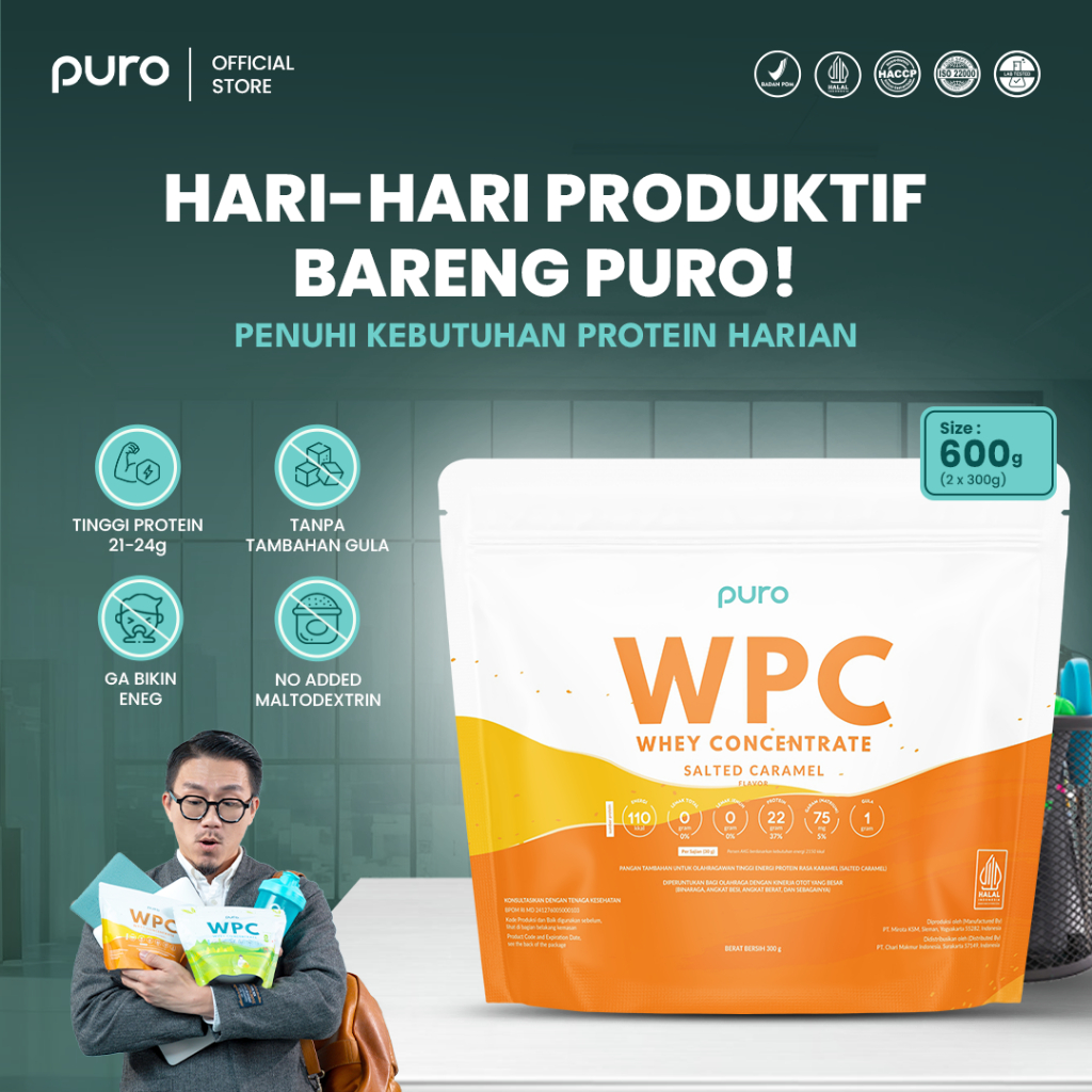 PURO WPC WPRO Whey Protein Concentrate 600gr