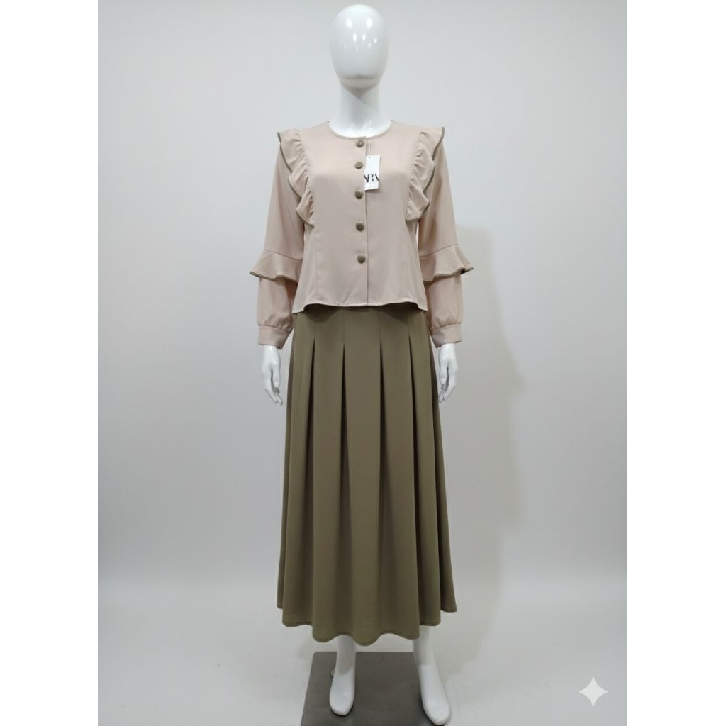 Setelan Rok Atasan Muslim Zara Fashion