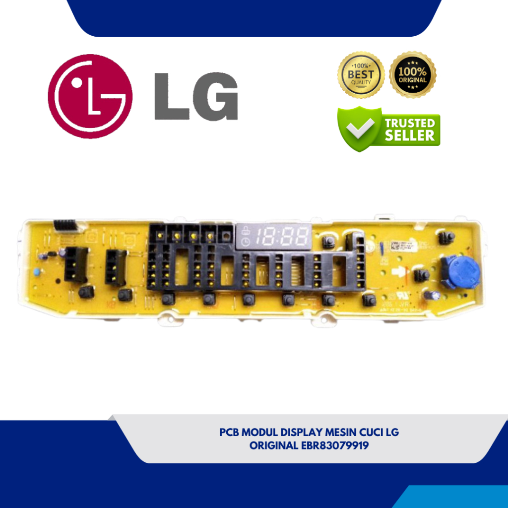PCB MODUL DISPLAY MESIN CUCI LG TOP LOADING T2108VS2M / T2107VS2M ORIGINAL EBR83079919