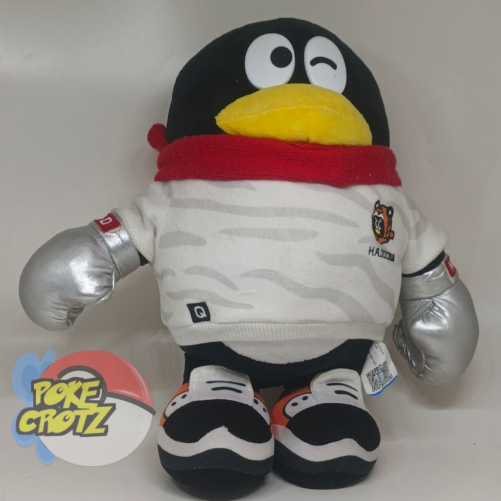 Boneka Tencent QQ Hadoow KO Penguin Plush 29cm BENDABLE HAND LEG