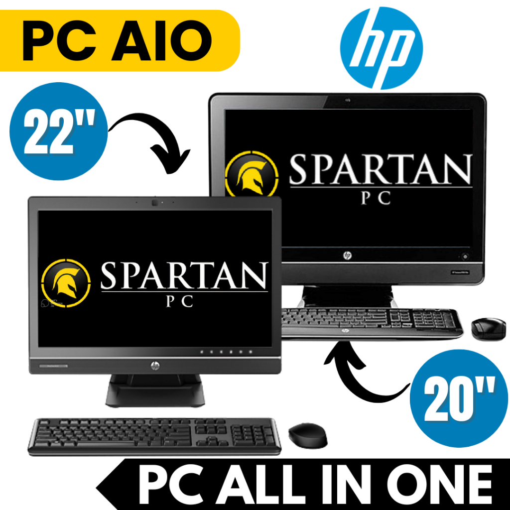 PC AIO HP Pro One / Compaq Core i5 / i7 - 20" - 22" - PC All In One Second Set Komputer PC Berkualit