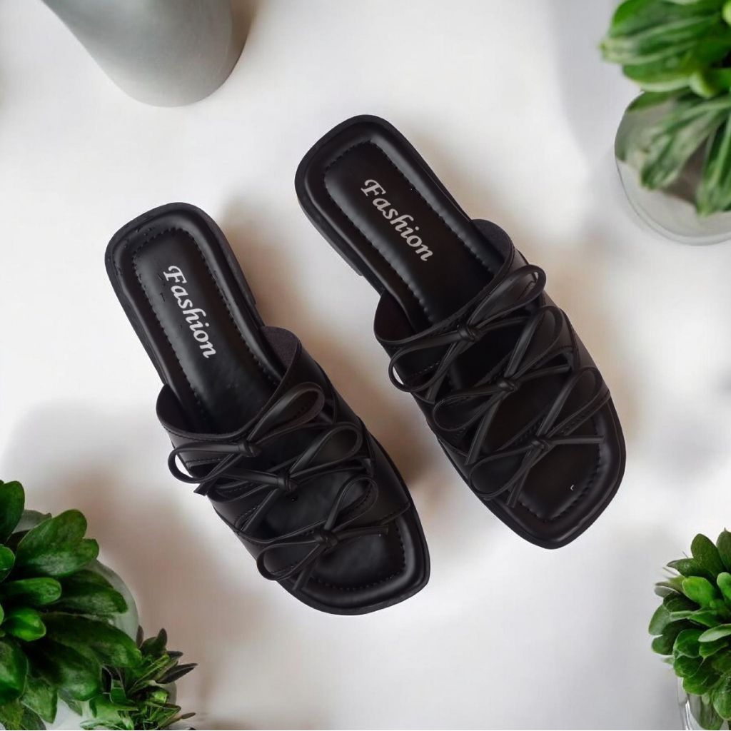 SANDAL FLAT WANITA PITA//SANDAL FLAT WANITA//SANDAL WANITA KEKINIAN