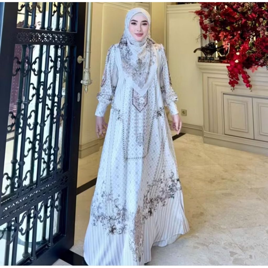 SS Gamis Premium Bunga