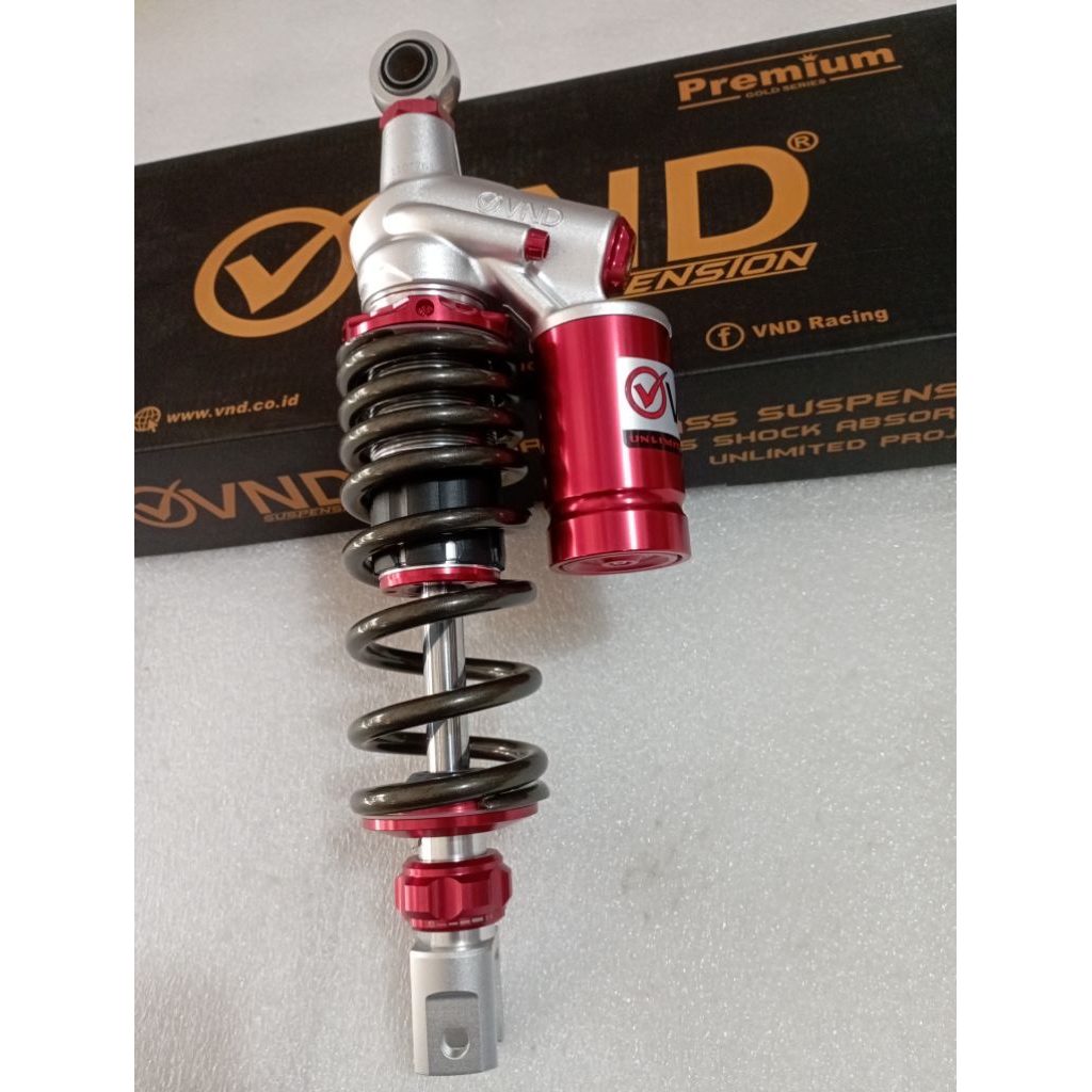 Shock VND AK111 330MM Vario Beat Scoopy Red Titanium Original Vnd Racing