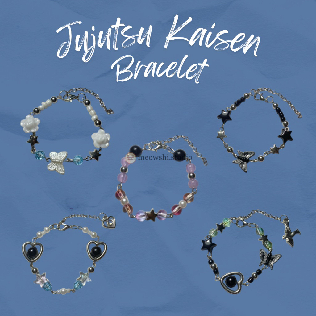 Jujutsu Kaisen Beads Bracelet Handmade | Gelang Manik Jujutsu Kaisen Handmade