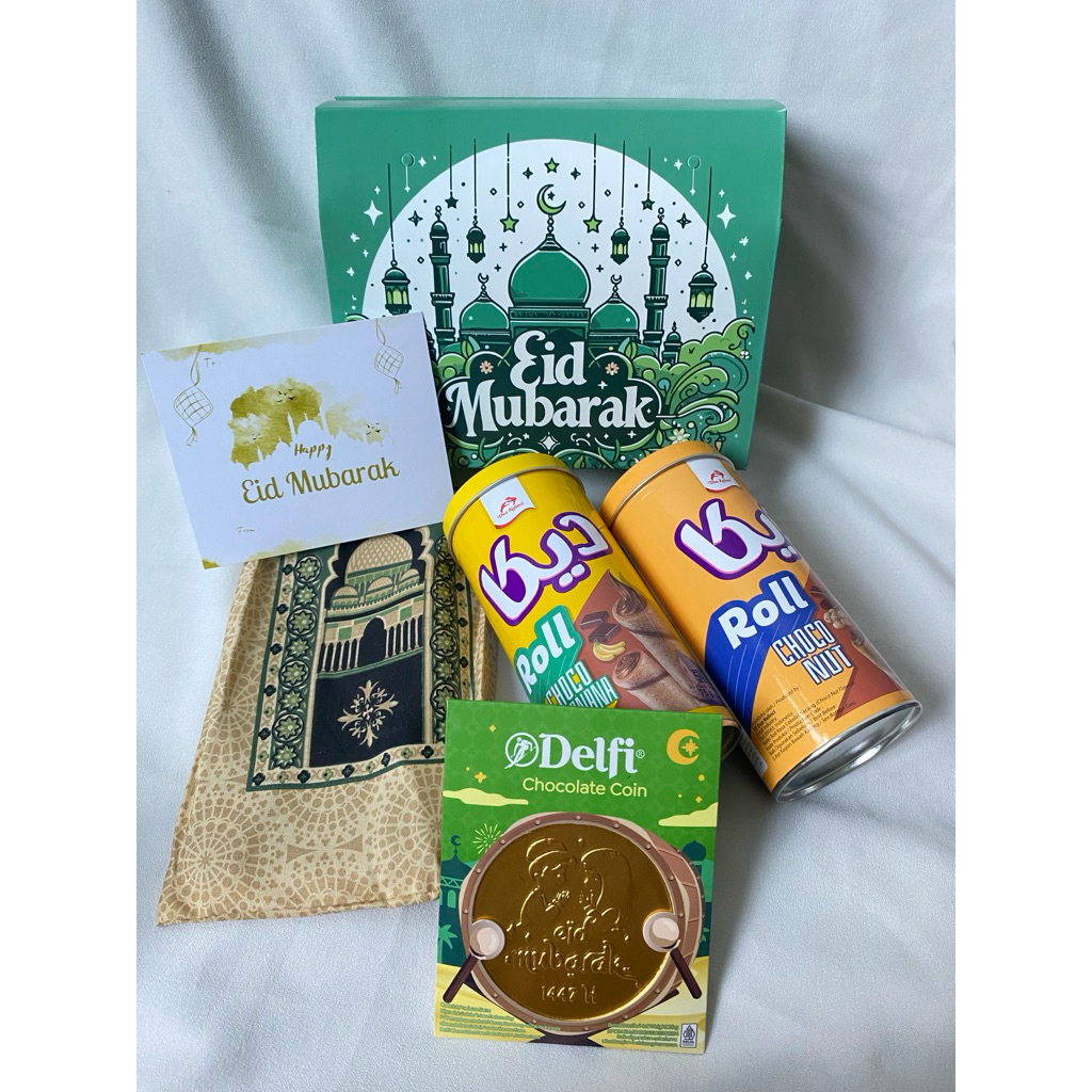 hampers box kartika toast susu cimory ultra UHT parcel lebaran xmas natal tahun baru coklat  lucu ke