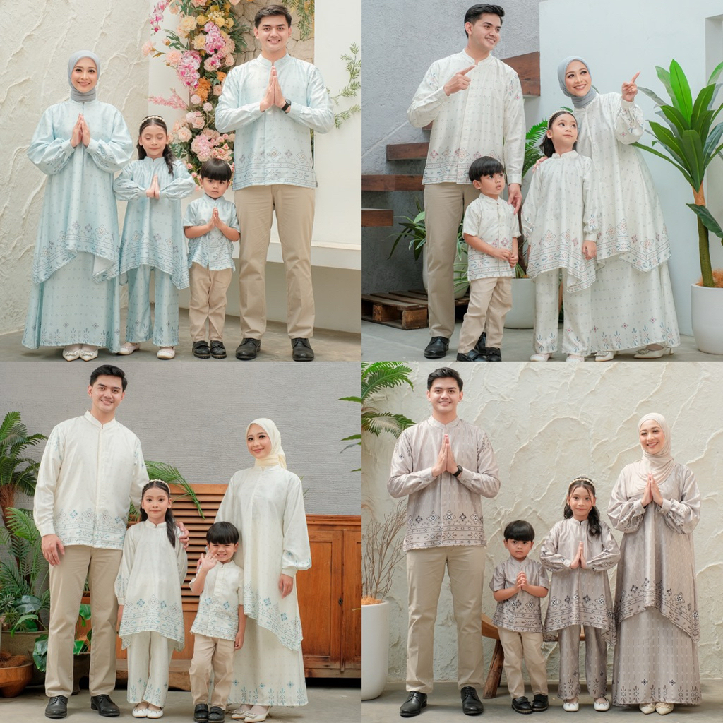 READY HARMONY RAYA Family Set Sarimbit Baju Lebaran Couple Keluarga 2026