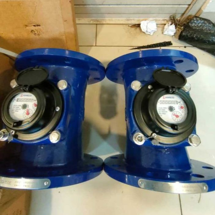 Water Meter AMICO 6 Inch DN150mm Flange PN16 T50 LXLG-150E MURAH / Meteran Air 6 Inch AMICO LXLG-150