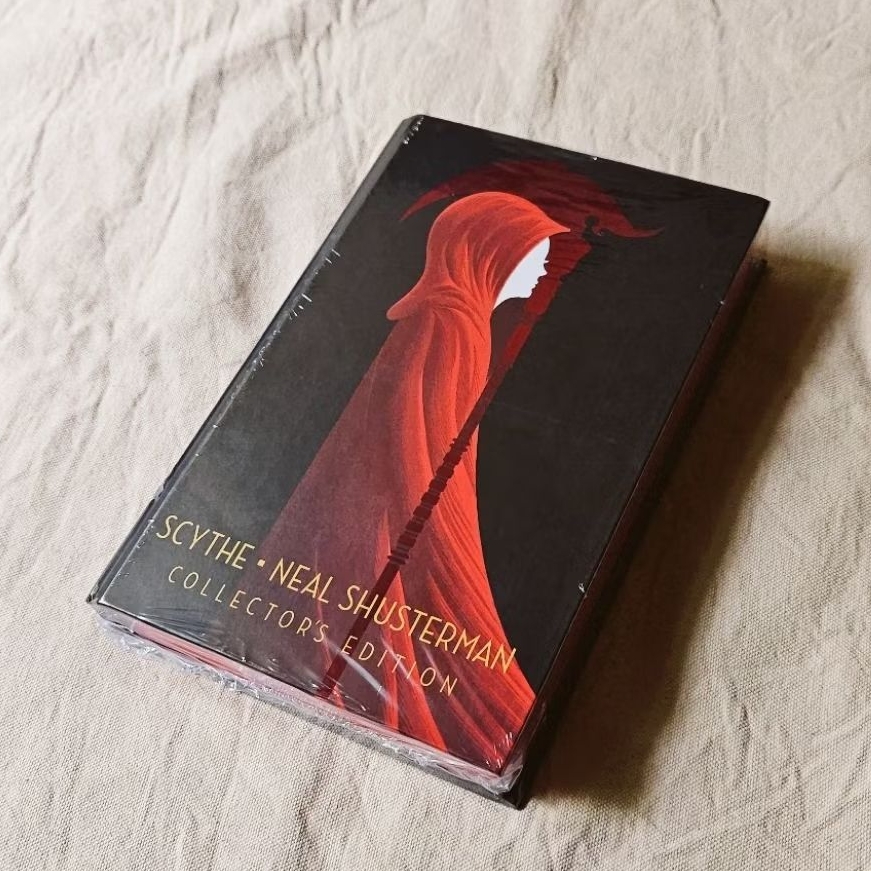 Scythe HC Collector's edition by Neal Shusterman buku fantasy dystopian novel english original perip