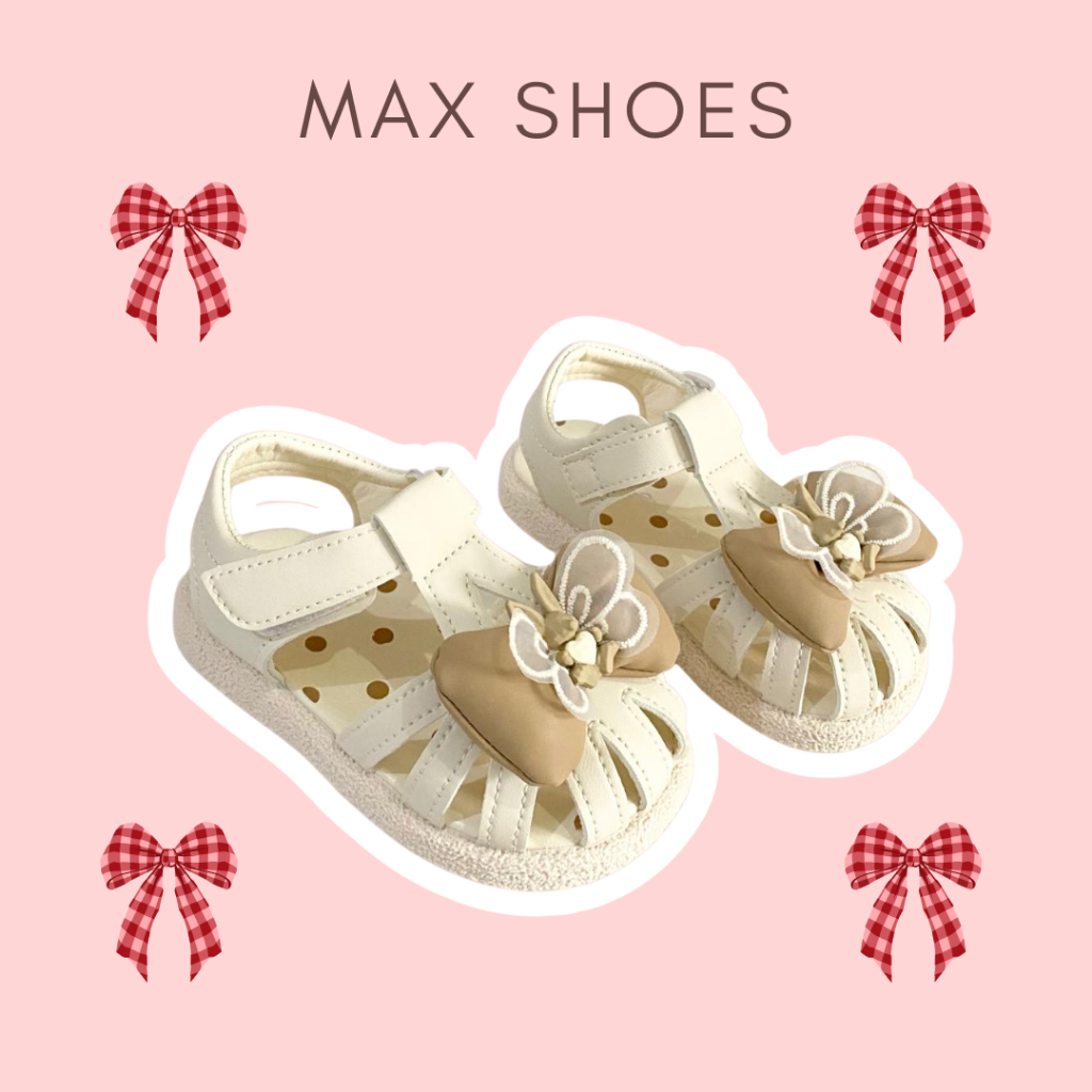 Sepatu flat tali belakang import bunny shoes anak perempuan B2509 size 22-26