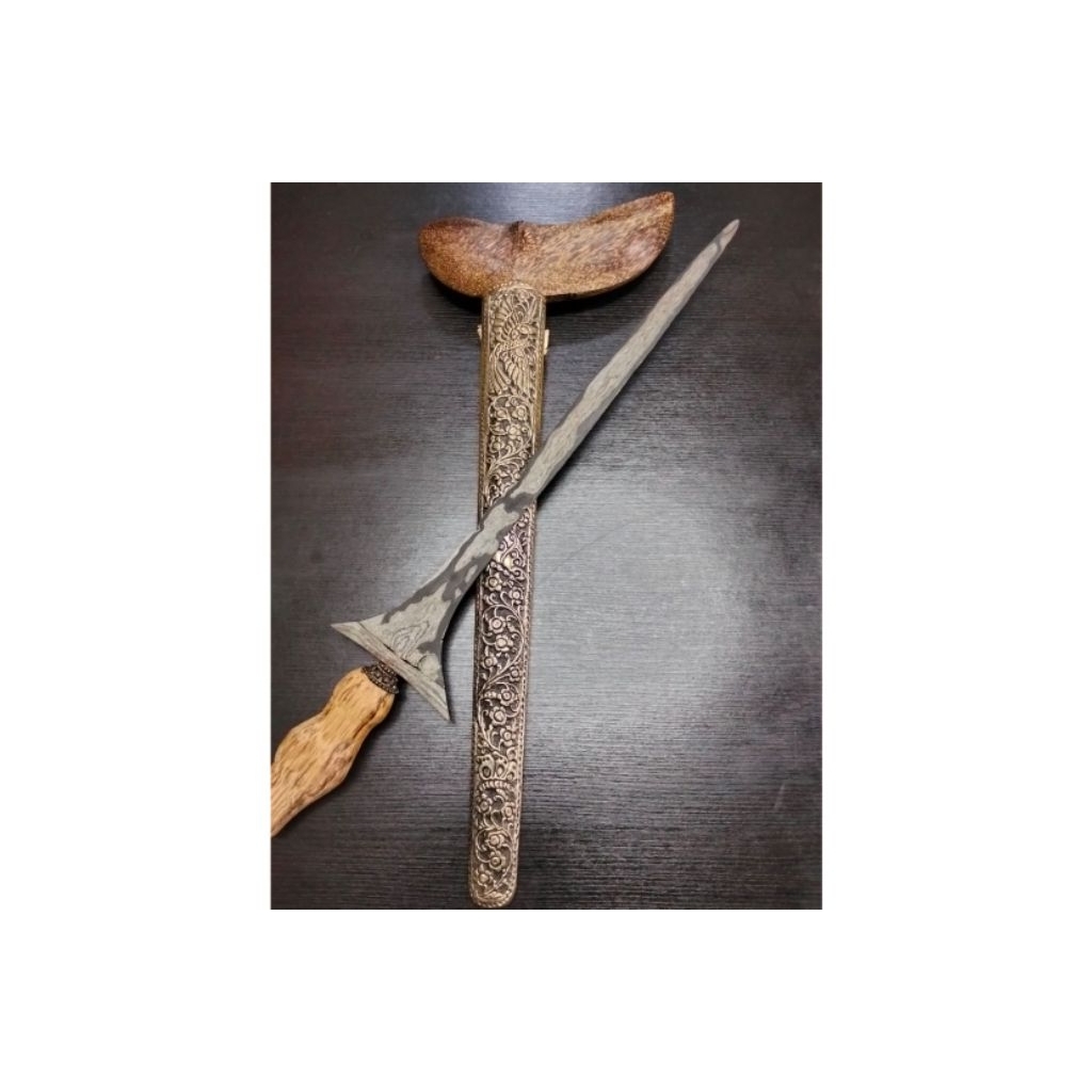Keris Sepuh Sepang Pamor Banyumili Warangka Kayu Super Asli Kuno - Keris Majapahit