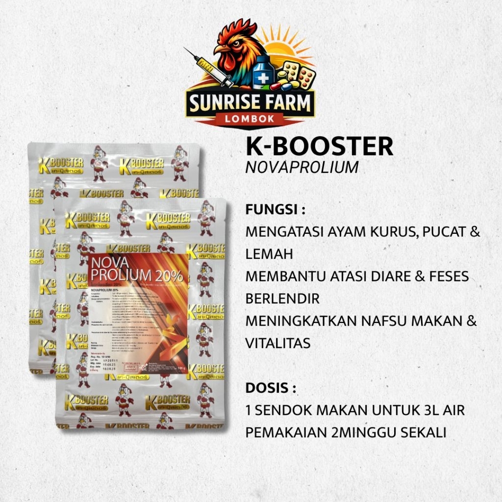 novaprolium obat nyilet / ayam kurus k-booster
