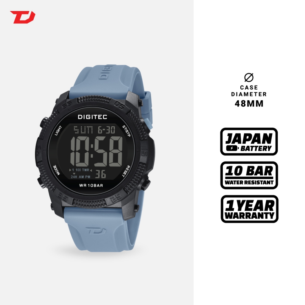 Jam Tangan Pria Digitec DG-5216T Digital Water Resist 10 BAR