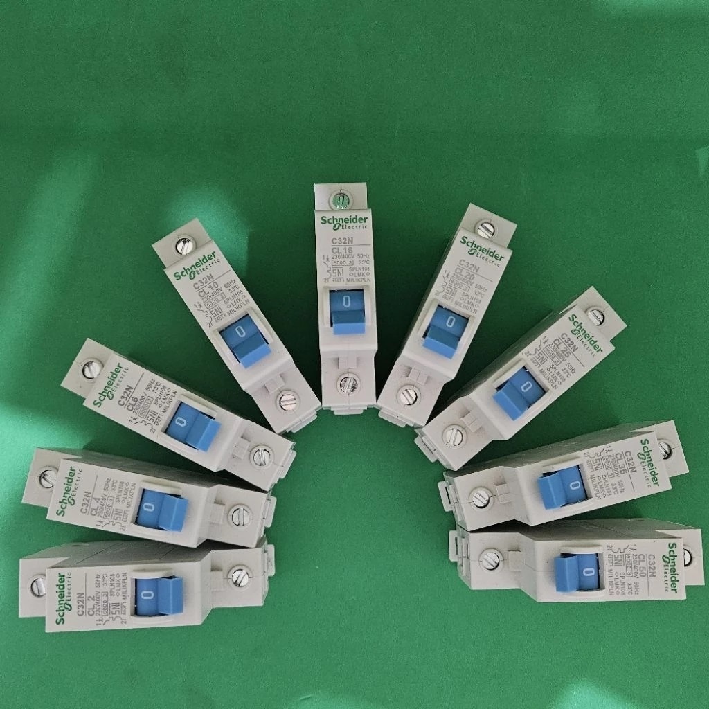 Rumahleha Mcb Schneider Biru Pln 1P 2A/4A/6A/10A/16A/20A/25A/35A/40A - Perlindungan Listrik, Sni