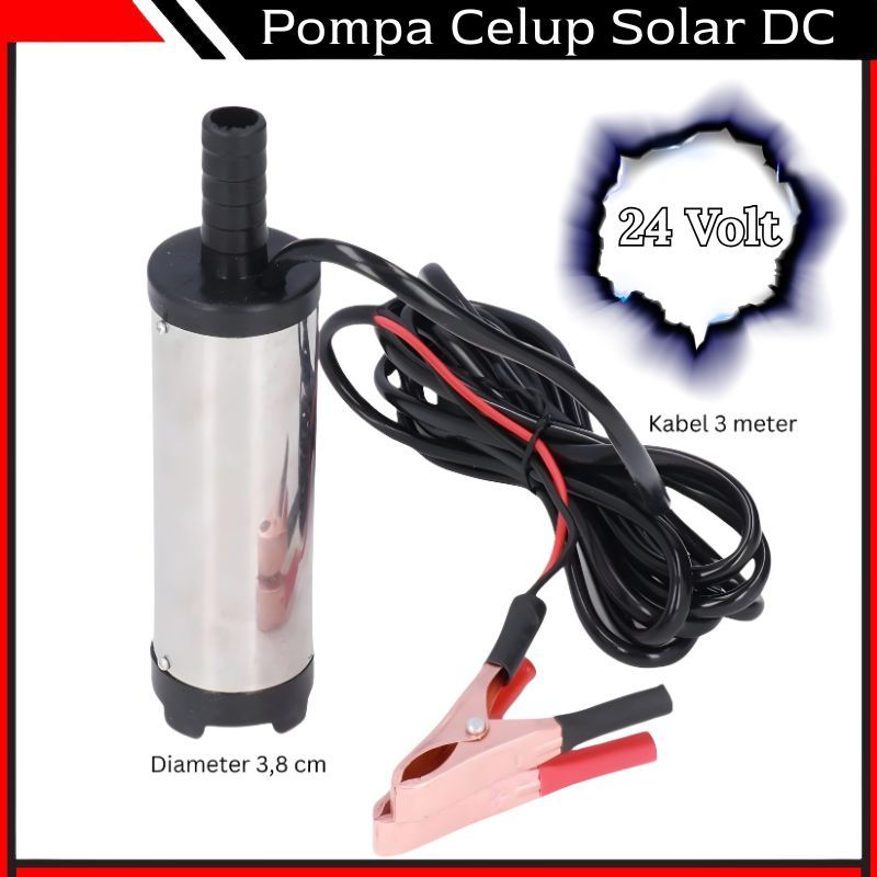 Pompa Solar Mini DC 24V Mesin Pompa Sedot Solar Pompa Celup Mini DC 24 Volt