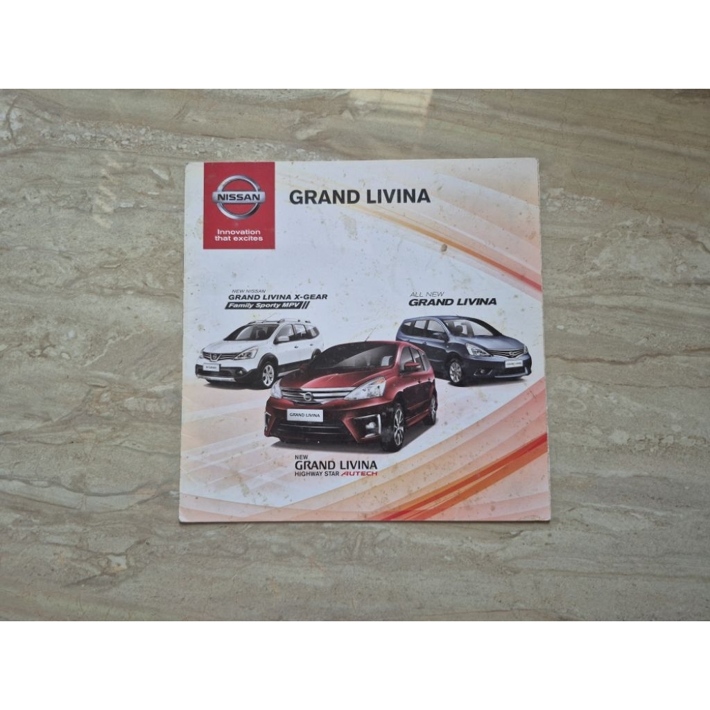 brosur katalog mobil nissan grand livina 2014 booklet buku