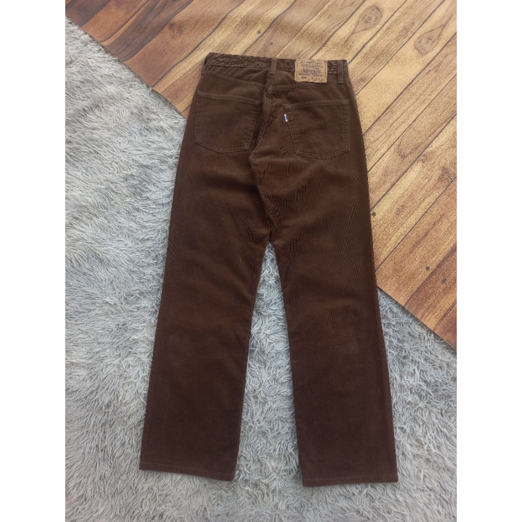 LEVI'S 508 JAPAN CORDUROY LOOSE FIT PANTS BROWN LEVI'S JAPAN BIG E NOT Baggy Jeans Feeding Faded Fad