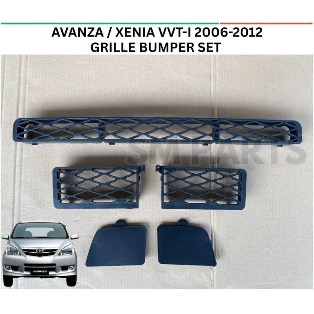 GRILLE GRILL RAM KUMIS BUMPER BEMPER DEPAN AVANZA XENIA VVTI 2006 2007 2008 2009 2010 2011 4PCS SET 