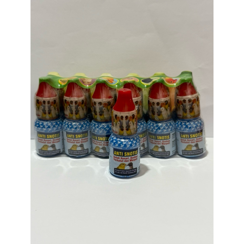 Anti snotis obat snot burung 500mg untuk kenari ocehan perkutut dan merpati
