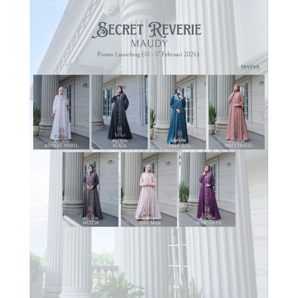 MASYA - SECRET REVERIE MAUDY - SET SCAFT OR KHIMAR