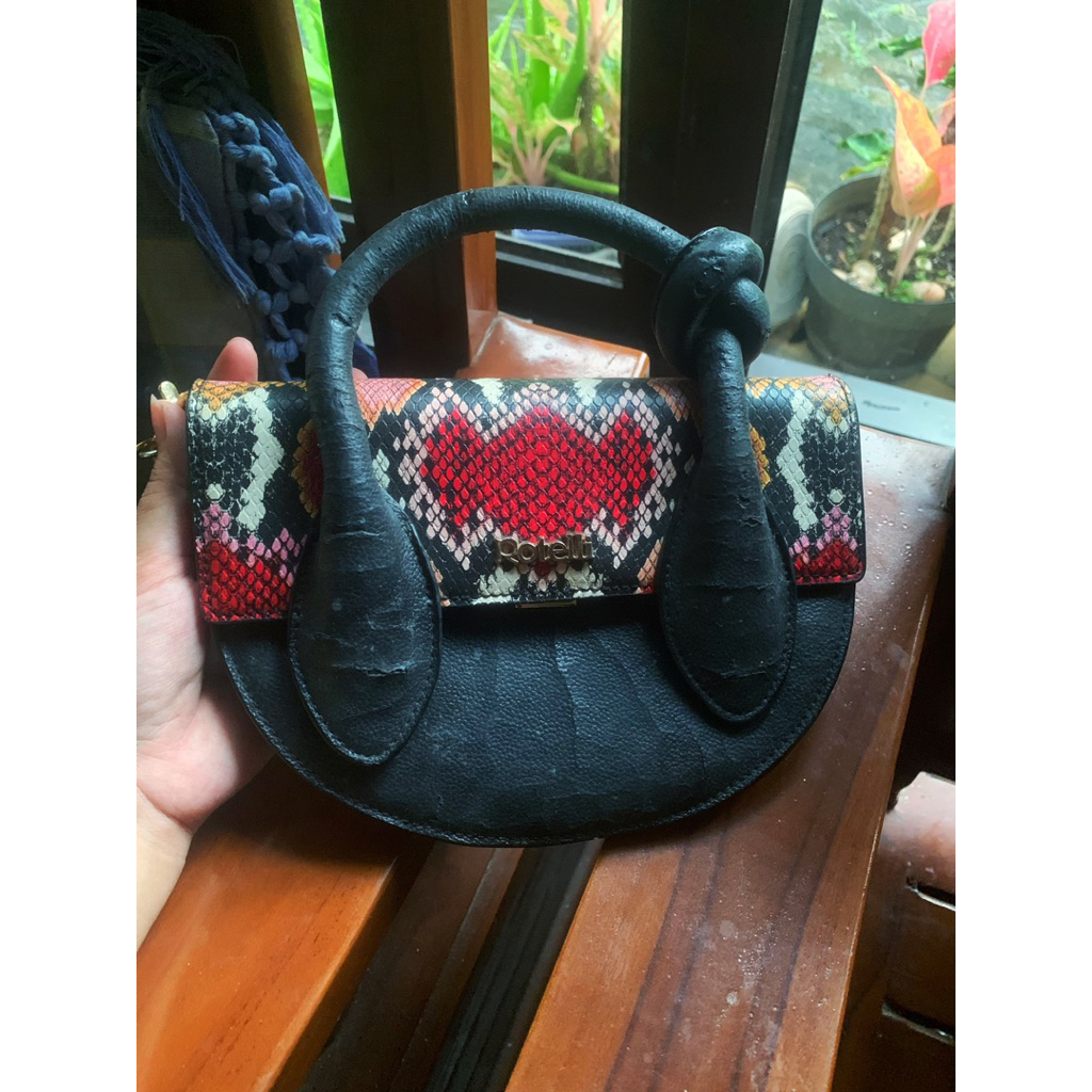 pl tas rotelli hitam mini