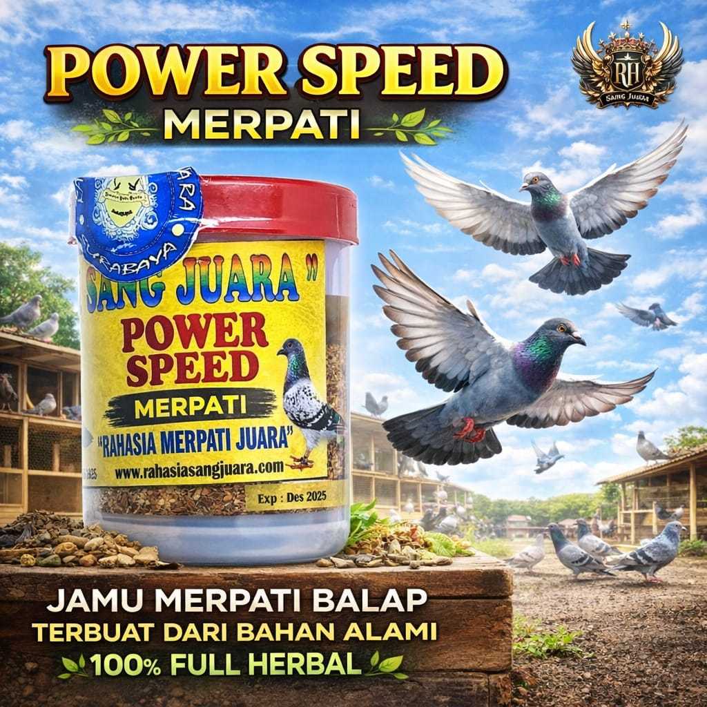 Power Speed Jamu Burung Merpati Balap Isi 30 Butir