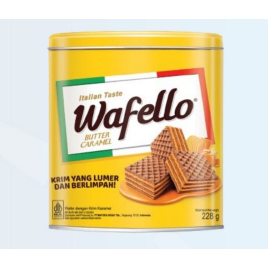 WAFER WAFELLO BUTTER CARAMEL KALENG