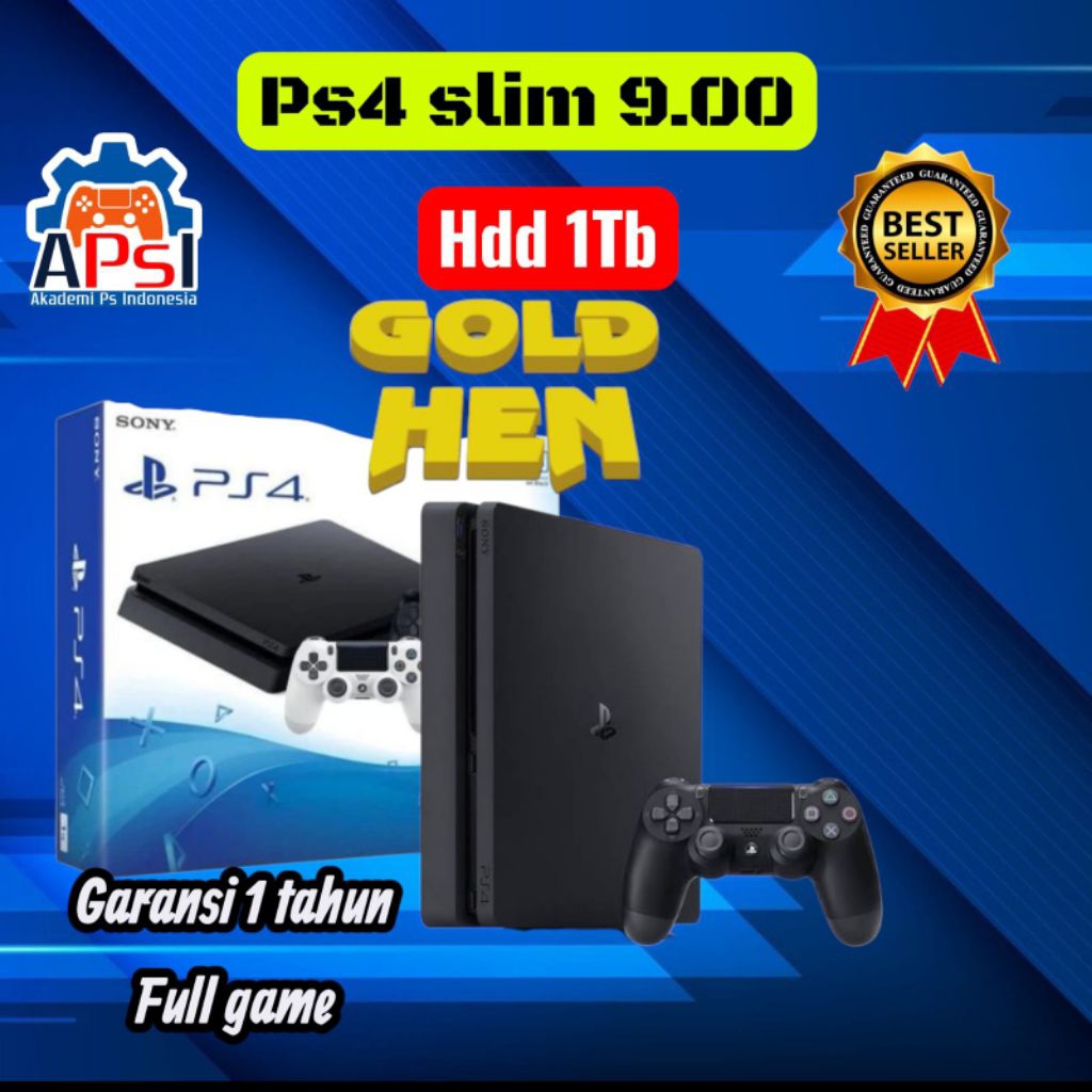Ps4 slim hen 9.00 1TB full game