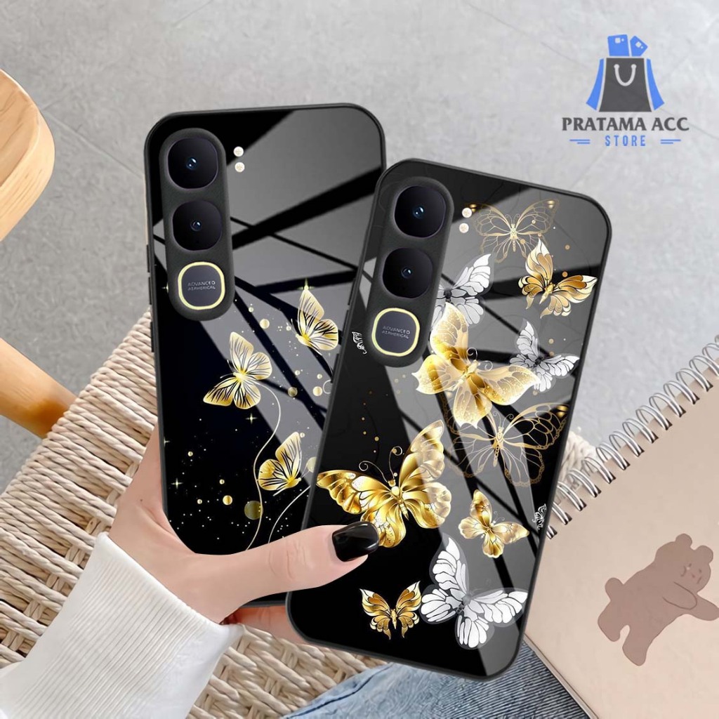 {PS858} Softcase Kaca VIVO Y21D VIVO Y31 2025 - Casing HP VIVO Y21D VIVO Y31 2025