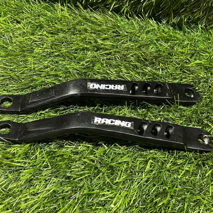 BEHEL RX KING SAMPING RX KING MODEL MJB TK PRO TERBARU MINI SET KIRI KANAN HITAM ALUMUNIUM