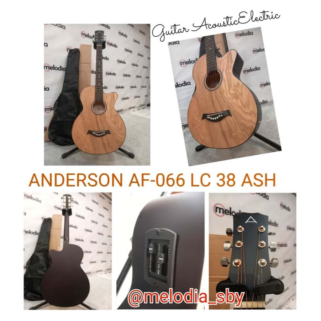 Anderson AF 066 LC 38 Ash, 6-strings Acoustic Electric Guitar