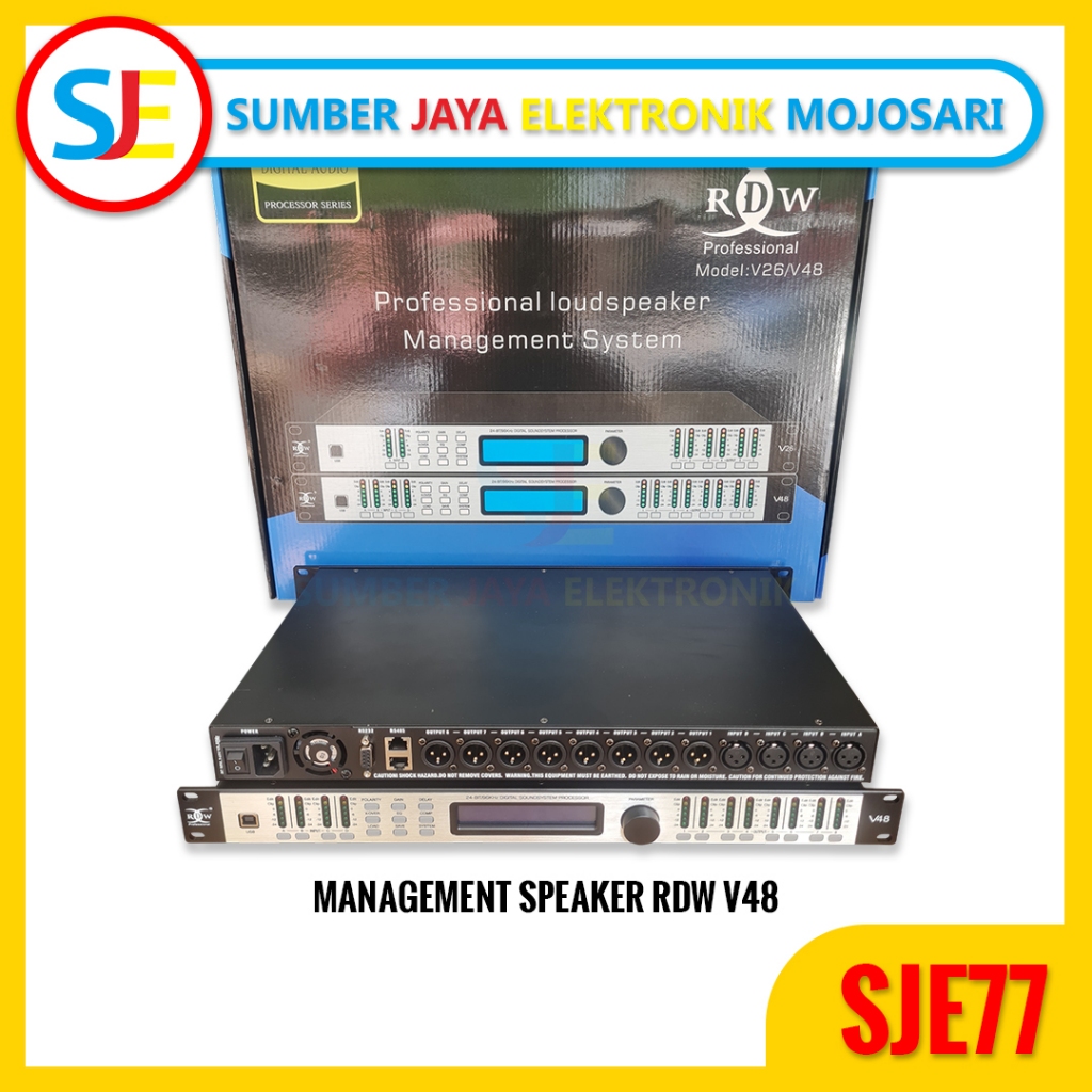 Management RDW V48 / Management Speaker by RDW 4 in 8 out / DLMS RDW